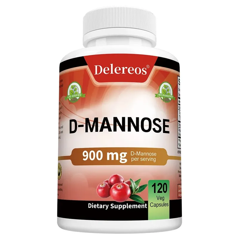 D Mannose Vegetarian Capsules - UTI Health Support Non GMO Vegetarian Friendly 120 Capsules — image 9