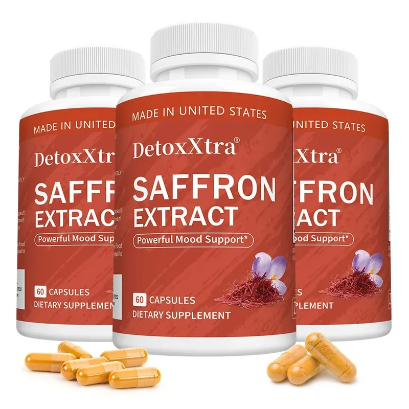 Curcumin Capsules 400mg Plus Saffron and Zinc Relieve Joint and Muscle Fatigue and Benefit Brain Eye and Heart Health — image 10