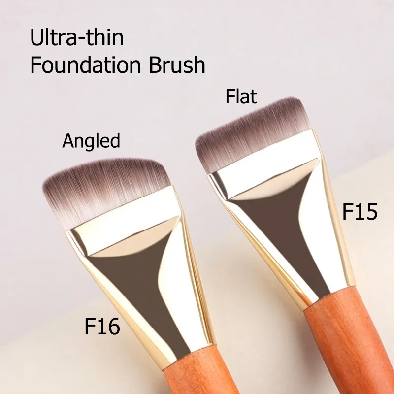 Ultra Thin Foundation Makeup Brushes Flat Top Angled Professional Face Contour Make Up Brush — image 3