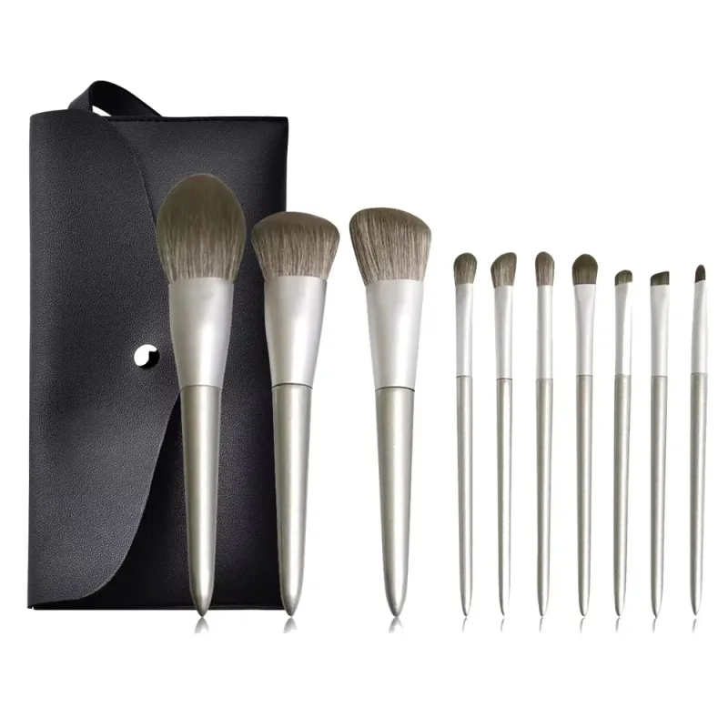 9PCS Makeup Brushes Set Eye Shadow Foundation Powder Contour Makeup Brush Cosmetic Beauty Tool Kit — image 8