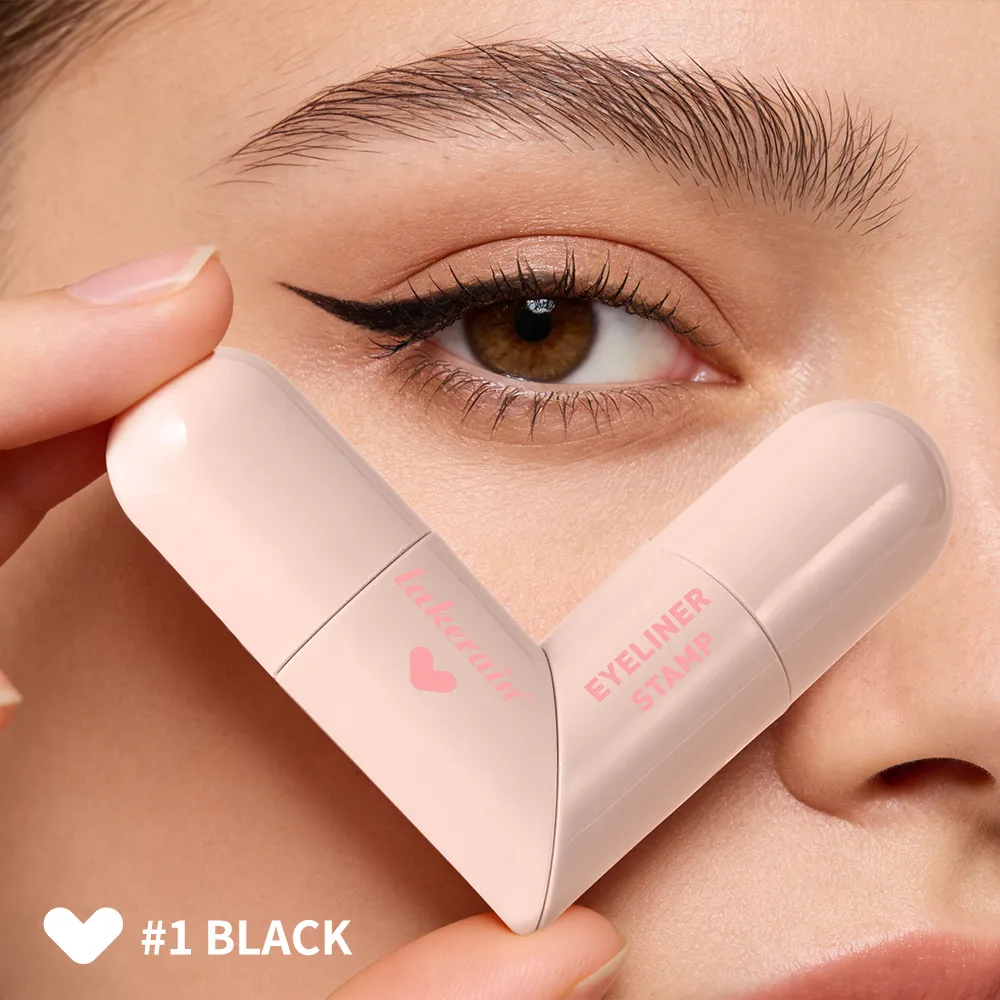 Lakerain Eyeliner Stamp Heart Pattern Precision Liner Long Lasting Color Portable Eye Liner Essential For Makeup Beginners — image 4