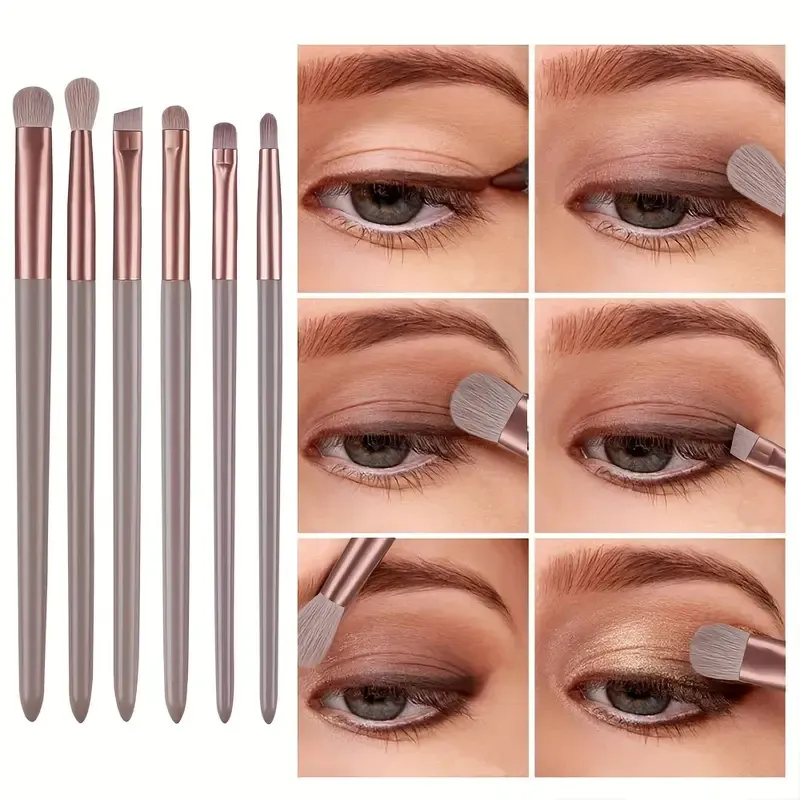 13Pcs Makeup Brushes Tool Set Cosmetic Powder Eye Shadow Foundation Blush Blending Beauty Make Up Brush For Makeup Starters Gift — image 4