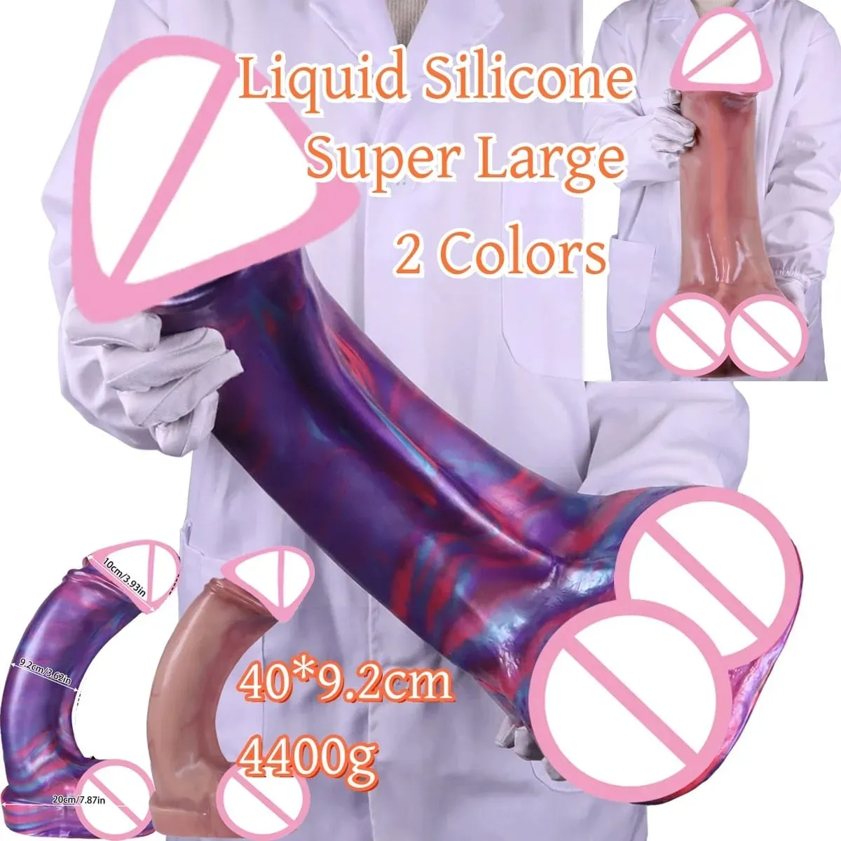 Realistic Veins Soft Silicone Dildo 2Colors Penis Male Genitals Vaginal Masturbation Suction Cup Dick Woman Anal Sex Toy — image 1