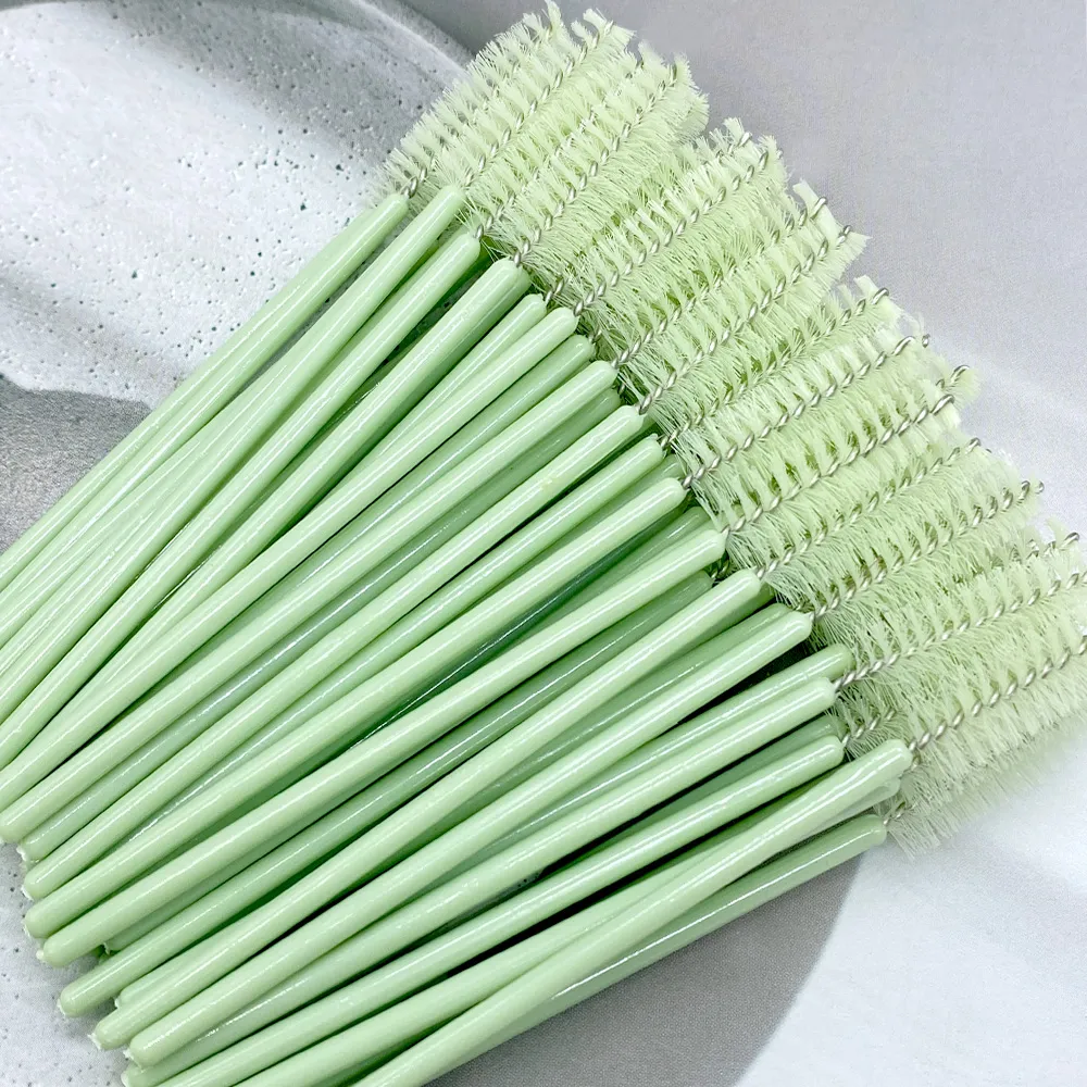 Zanse 50/500pcs Eyebrow Eyelash Brushes Eyelash Spoolies Mascara Wands Applicator for Eyelash Extension Makeup Tool — image 1