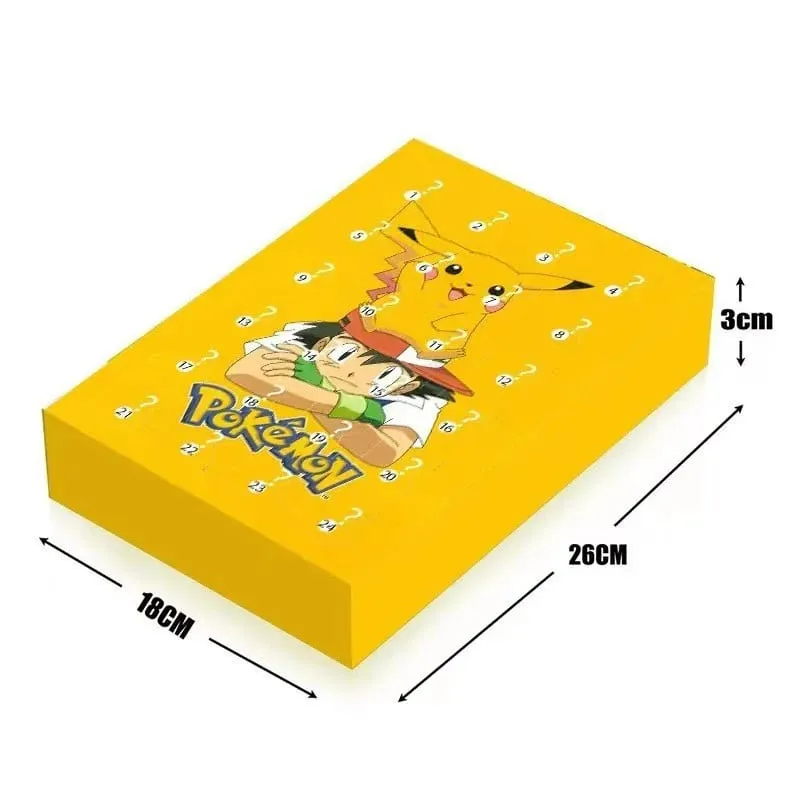 24 ΤΕΜ/Σετ Pokemon Christmas Advent Calendar Cute Pikachu Charizard PVC Μικρή φιγούρα anime Κουτί έκπληξη Δώρο γενεθλίων απόκριες — image 6