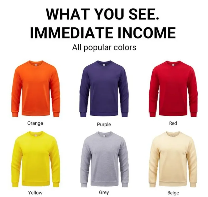 Powerhouse Gym Letter Printing Men Sweatshirts Winter Fleece Warm Hoodie Korean Loose Crewneck Pullovers Hip Hop Male Clothes — image 7