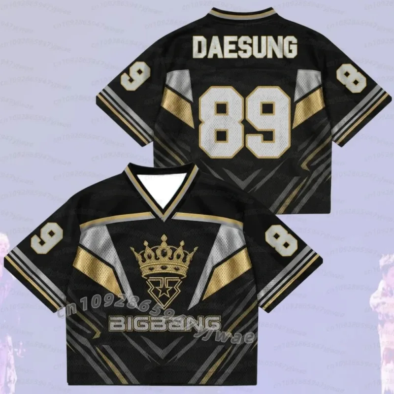 26 Men Women Bigbang 2026 World Tour Mixed Mesh Jersey Streetwear Concert Fans Jersey T-Shirt Short Sleeve T-Shirt Men Hoodies — image 9