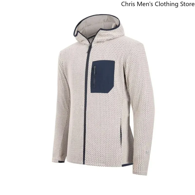 High-quality Men's Zipper Coats for Fall/winter Fashionable and Versatile Warm Hooded Coats Casual Sports Fitness Sweatshirts — image 4