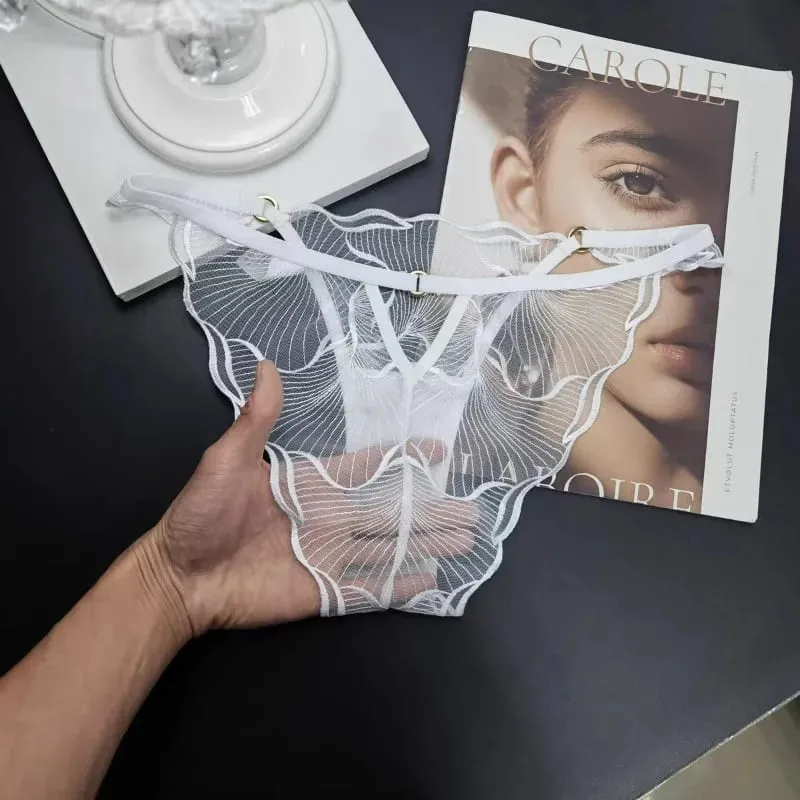 Pure Desire Christmas Minimizer Bra Sheer Mesh Large Bust Adjustable Soft Wires Anti-Sagging Elegant Lingerie UK Sizes MOYISU AB — image 13