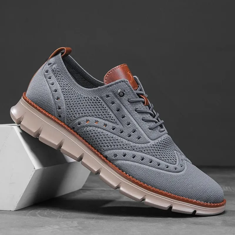 Men's Casual Shoes Mesh Breathable Business Office Shoes Designer Comfortable Soft Soled Fashion Shoes Sports Slip On Sneakers — image 7