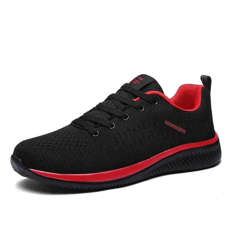 Light Men Sneakers Breathable Mesh Casual Shoes For Men Summer Sport Shoes For Running Plus Size 39-47 Walking Footwear — image 9