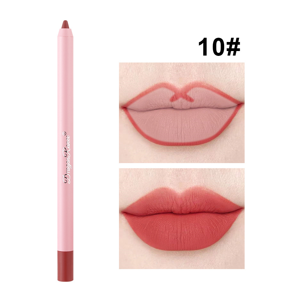 Waterproof Matte Lip Liner in Bean Paste Color Lip Plumping Lipstick Pen Non-Fading Lip Liner Waterproof and Sweat-Proof Long-Lasting Matte Lip Liner One-Second Plump Lip Lipstick Pen — image 9