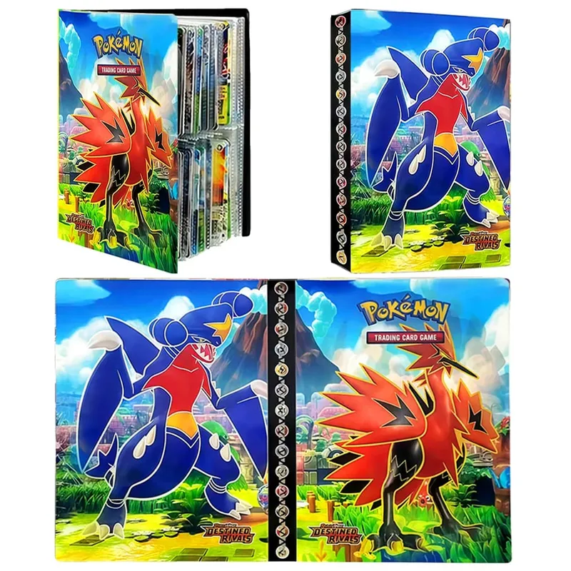 240/540PCS Pok é mon Cards Album Book Pokemon Game Charizard Card Album VMAX GX EX Holder Collection Binder Folder Kids Toy Gift — image 15