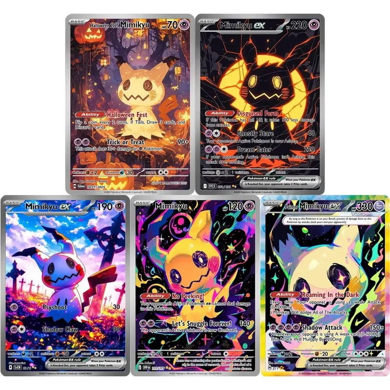 TCG Collection Cards Mimiku DIY High Quality Self Made Single Card Classic Game Anime Card Gift Toy