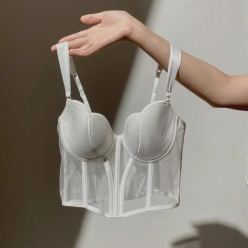 Hot Sale French Style Vest Bra Women Soft Underwire Thin Anti-Sagging Lift Support Small Bust Comfort Intimates — image 3