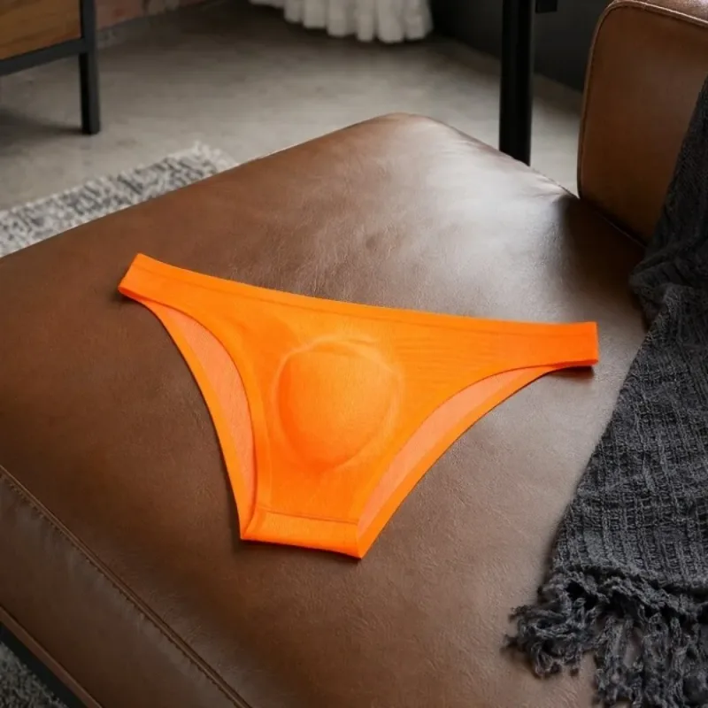 Comfortable Ice Silk Men's Triangle Panties Breathable Large Size Men Thin Briefs Lingerie Underpants Underwear for Men Men — image 8