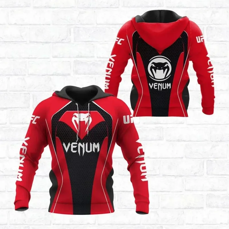 Men's sports hoodies Men's Boxing Suit Wolf Domineering Pattern Suitable For Outdoor Fashion Wearing hoodie Men's Clothing tops — image 10