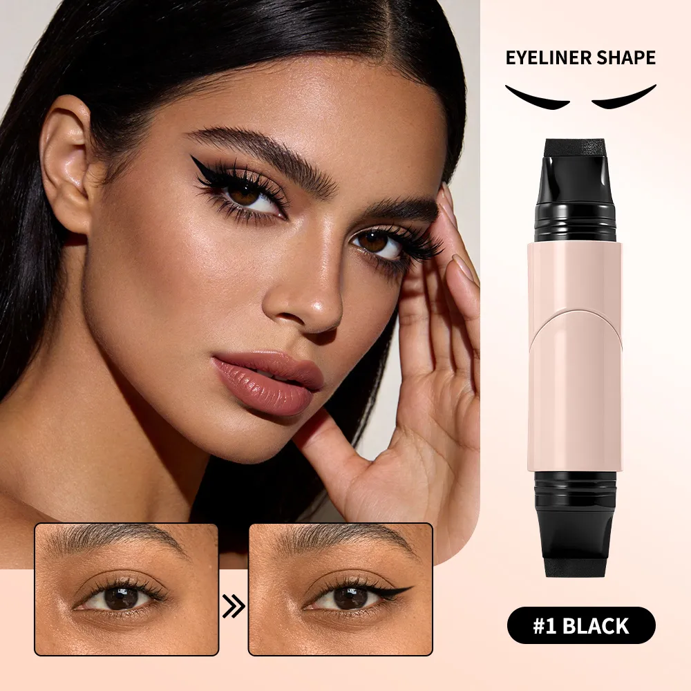 Lakerain Eyeliner Stamp Heart Pattern Precision Liner Long Lasting Color Portable Eye Liner Essential For Makeup Beginners — image 2