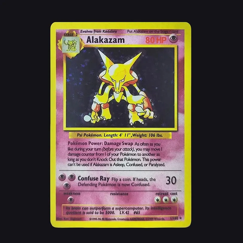 Proxy PKM English GAME 1ST EDITION Charizard Blastoise Venusaur Mewtwo Holo TCG Game Collection Card — image 11