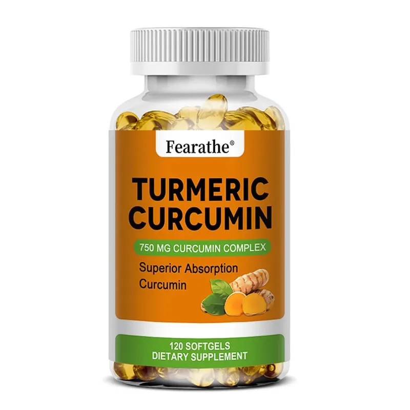 Organic Turmeric Curcumin Capsules - 750 Mg Highest Potency Curcumin Complex for Cardiovascular Bone Muscle Brain Health