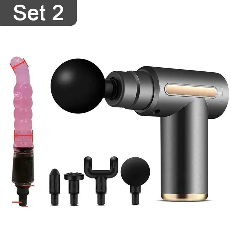 Sex Massager Muscle Massage Gun Fascial Gun High Frequency Vibration Variable Speed Female Vaginal Vibrator Dildo Sex Toys — image 11