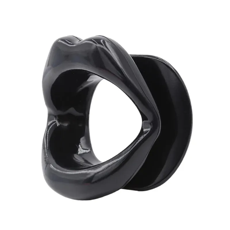 Silicone Oral Fixation Lips Ring Silicone O-Ring Open Mouth Gag for Couples Sex Toys BDSM Bondage Restraint Lips Shape 18+ — image 7