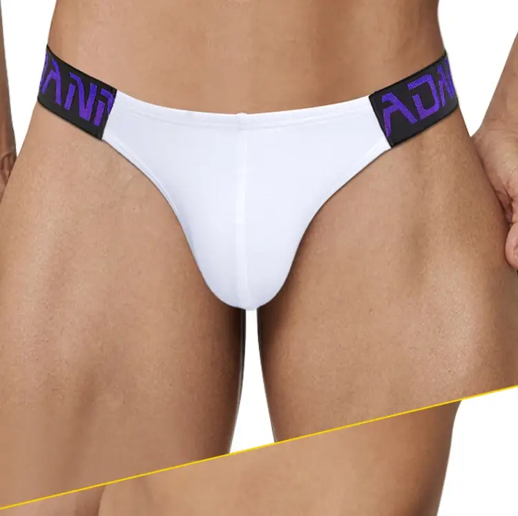 1PCS Men's ADANNU Modal Triangle Briefs Letter Waistband Soft Breathable Underwear — image 15
