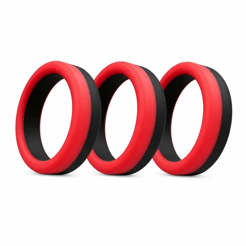 Silicone Penis Ring Cock Ring Erection Ring Delay Ejaculation Fixed Stamina Enhancer Sex Toys Adult Male Couples Long Lasting — image 14