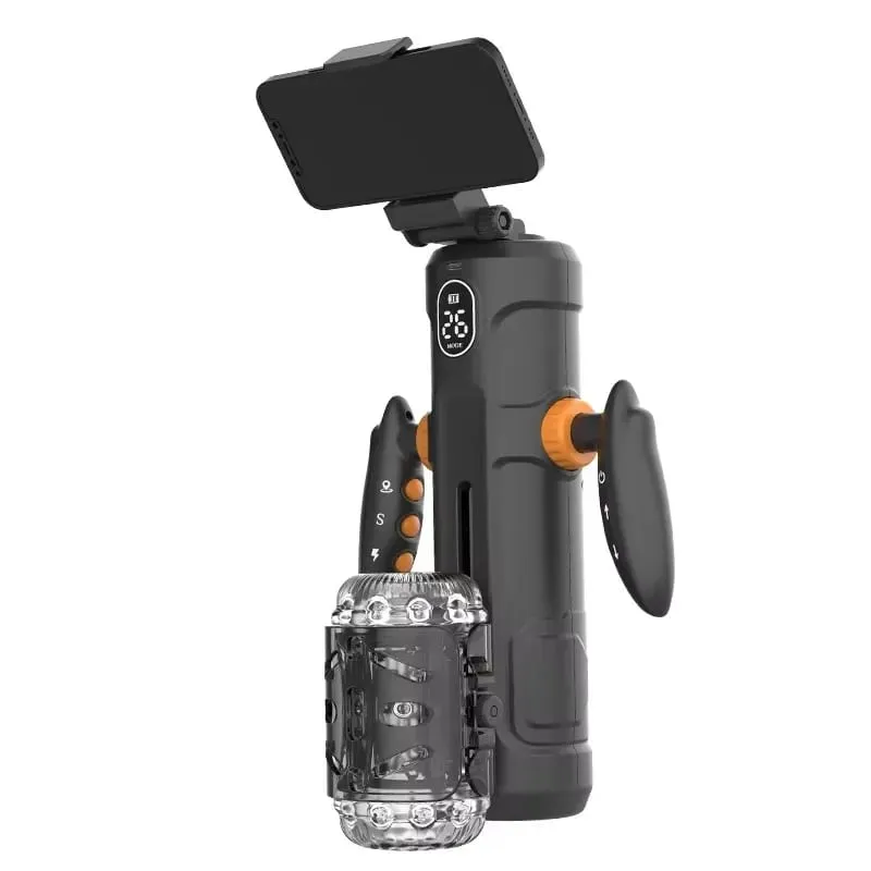 Male Masturbator Thrusting Machine Automatic Telescopic Double Handle Sex Machine Stroker Pocket Pussy Adult Sex Toys for Men 18 — image 1