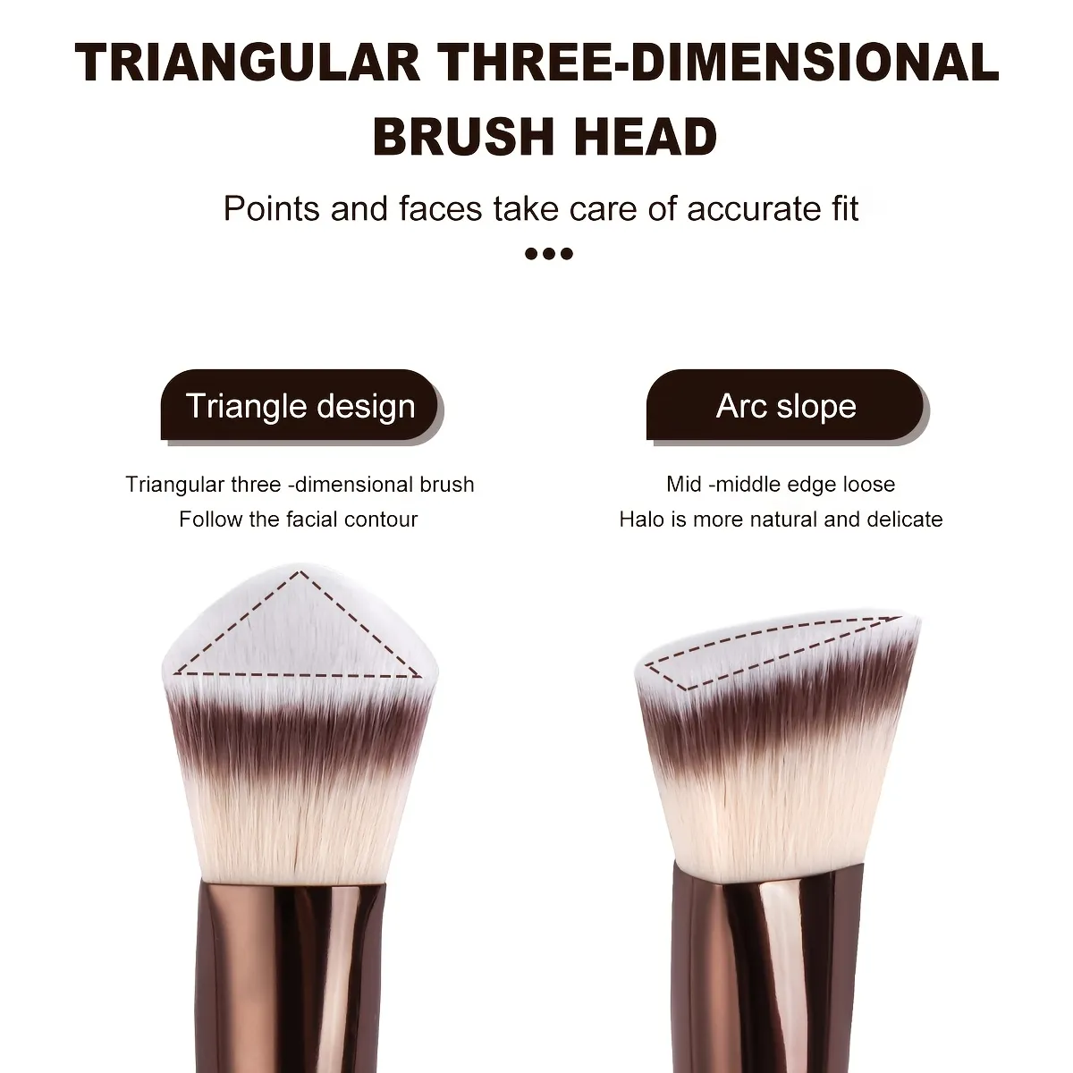 Makeup Brush Set 6pcs Double Headed Makeup Brushes 4pcs Air Cushion Puff Multifunctional Foundation Brush Concealer Brush Powder — image 5