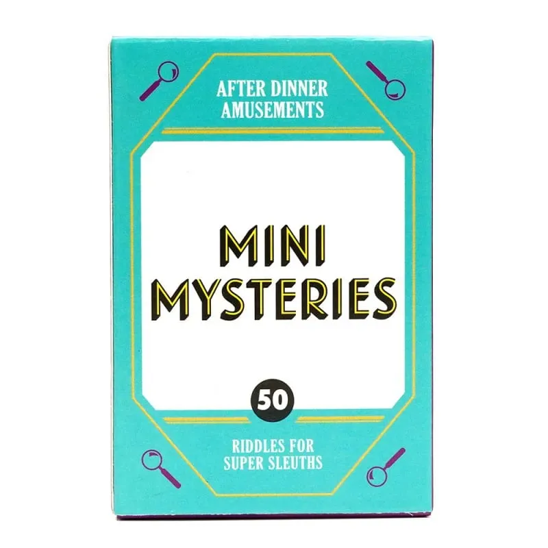 Multi-Themed Dinner Party Mini Card Game Portable Travel Party Games Trivia Riddles & Conversation Starters for Adults & Kids — image 3