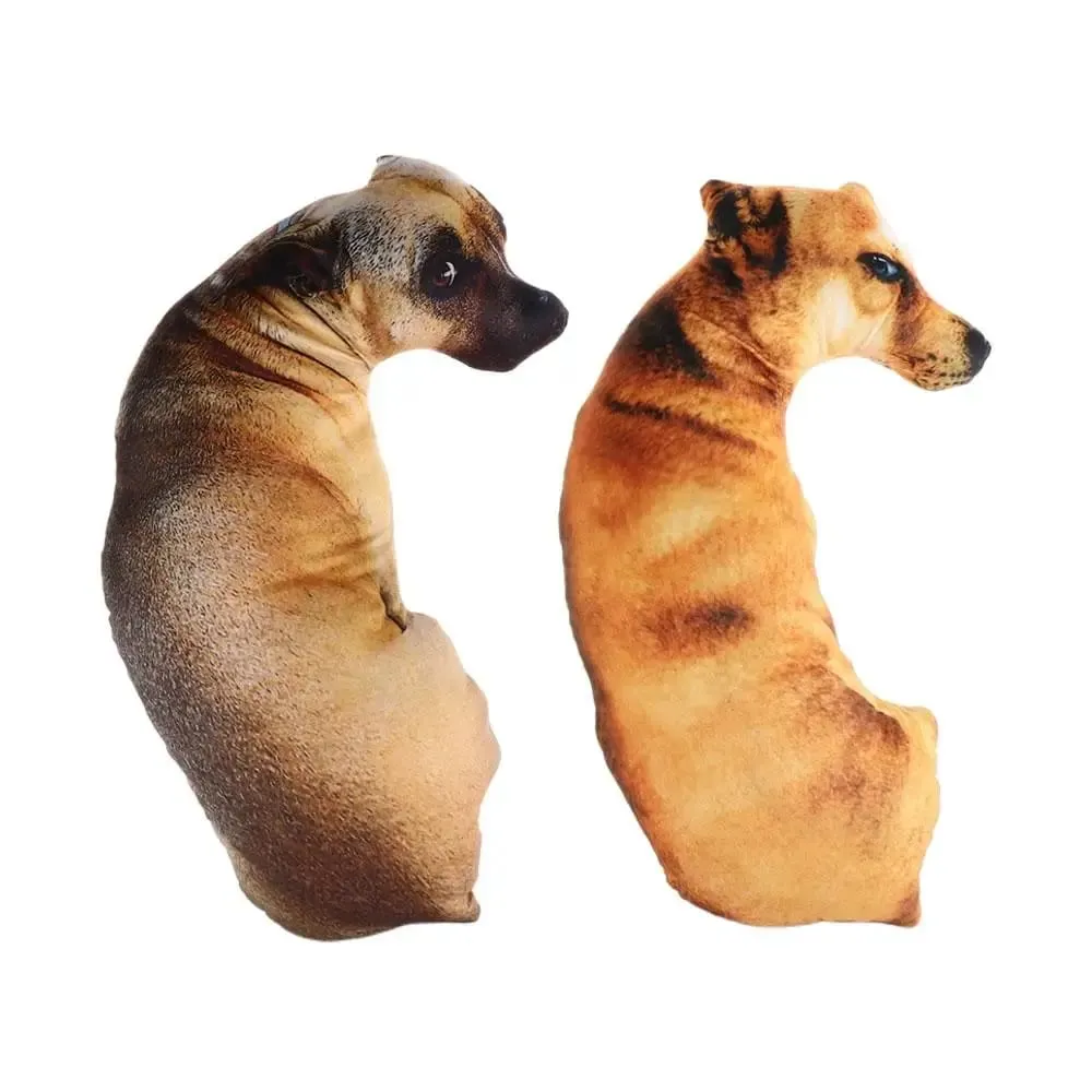 Cute 3D Lifelike Animal Throw Pillow Soft Dog Pillow Creative Cushion Home — image 8