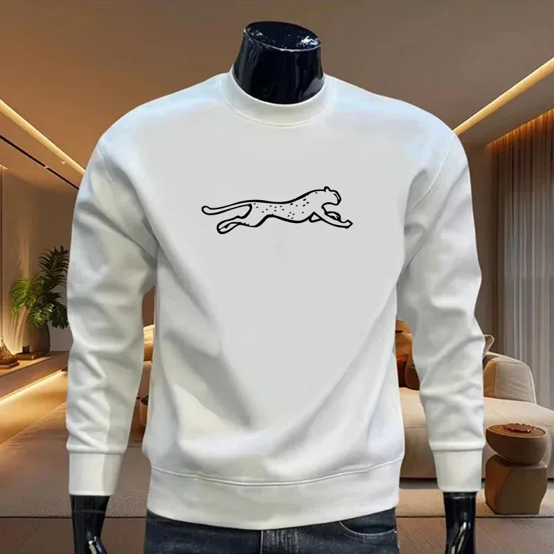 Hot Sales Men's Sweatshirts Print O-Neck High Quality Long Sleeves Casual Man Popular Top Sports Clothing Pullover Jogging Daily — image 2
