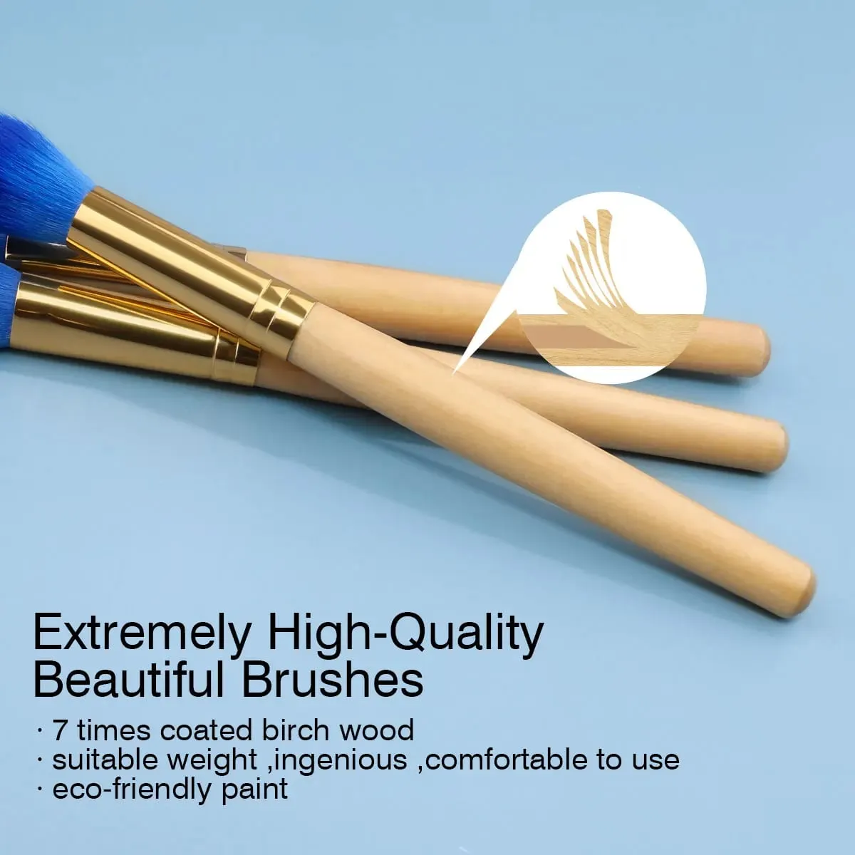 6pcs Makeup Brushes Set for Women Cosmetic Concealer Eyelashes Blush Loose Powder Eyeshadow Soft Fluffy Blending Beauty Tools — image 3