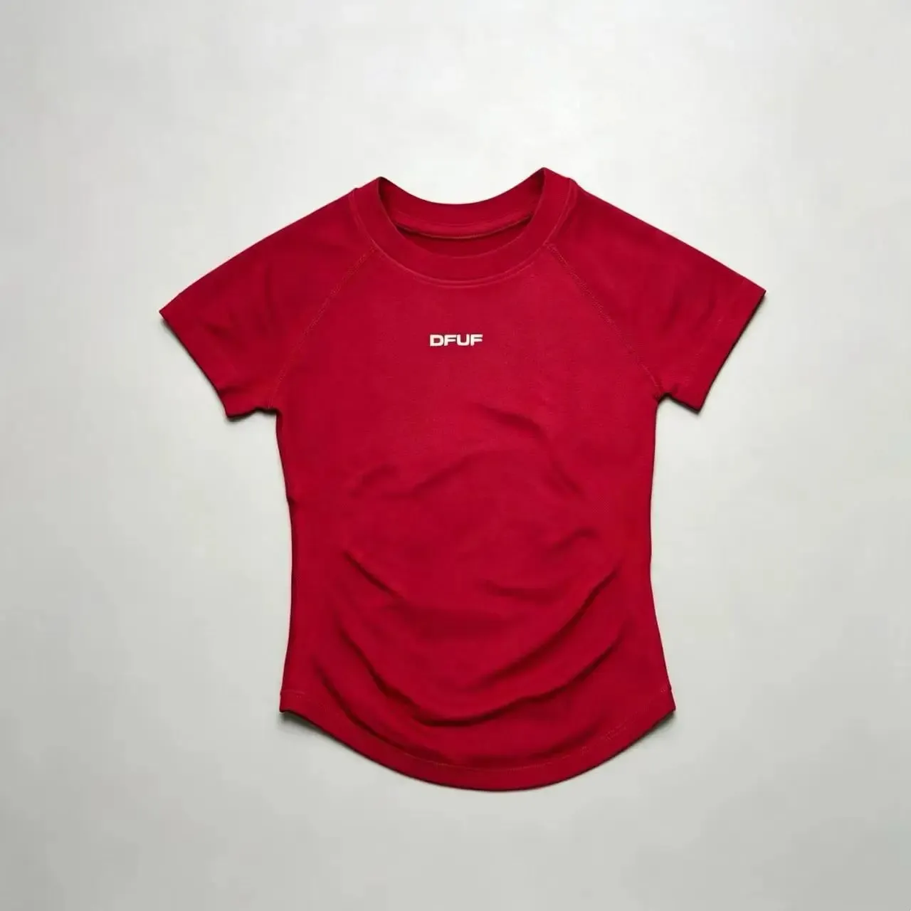 Women Elastic Slim Short Sleeve T-Shirt Soft Breathable Casual Top for Gym Yoga Jogging Fitness Daily Wear — image 11