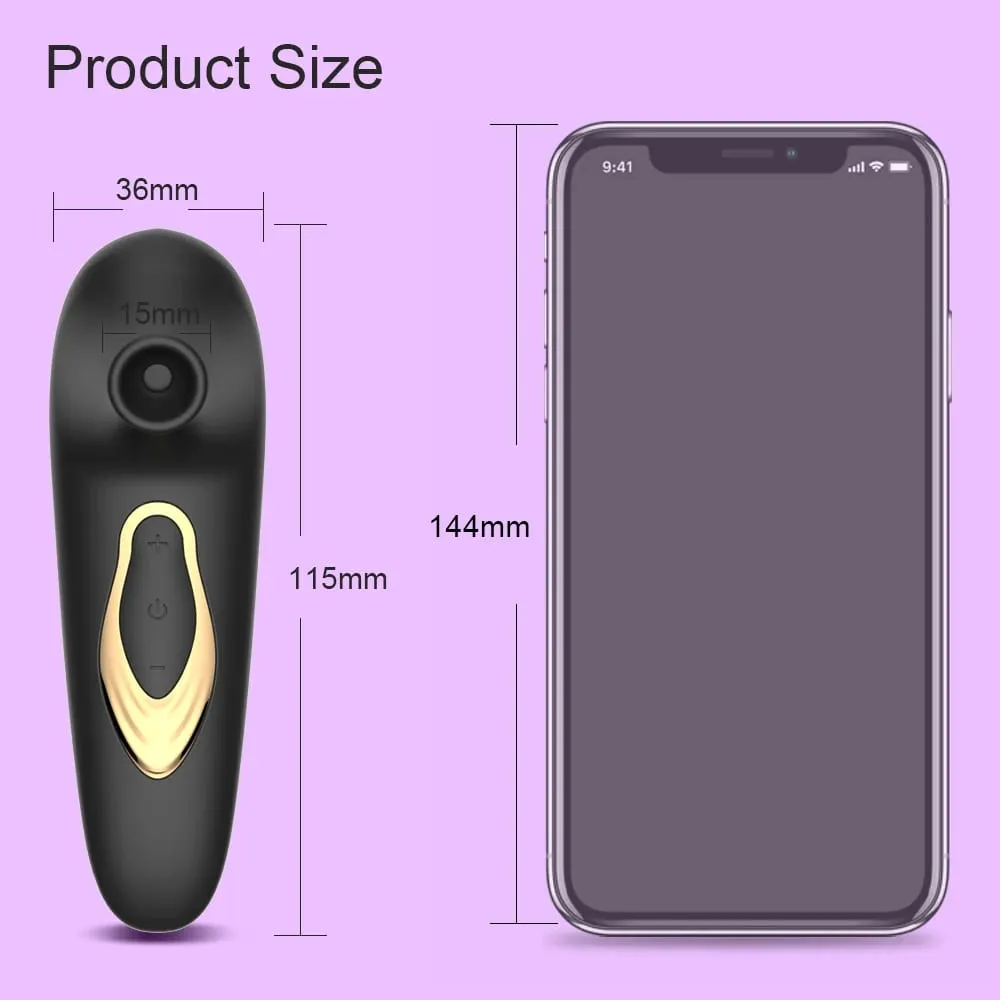 Clit Sucker Vibrator Vacuum Sucking Vibrating Clitoris Nipples Stimulator Female Masturbator Adult Goods Sex Toy for Women
