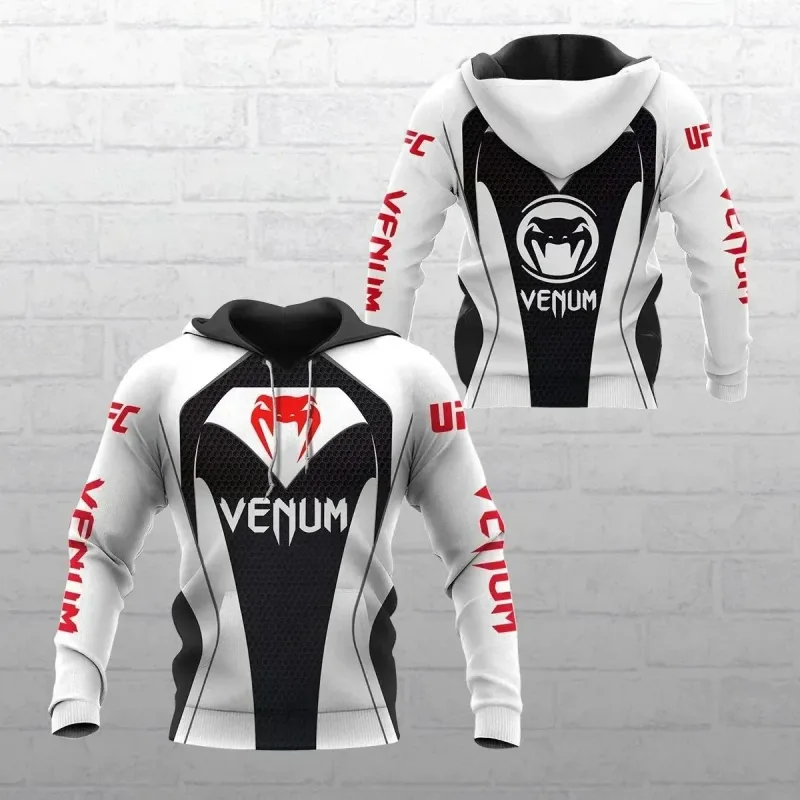 Men's sports hoodies Men's Boxing Suit Wolf Domineering Pattern Suitable For Outdoor Fashion Wearing hoodie Men's Clothing tops — image 5