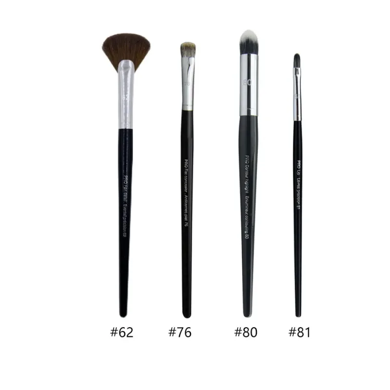 4pcs/set Pro Allover Eye Shadow Makeup Brushes Lip Brow Precision Concealer Blending Domed Crease Smudge Highlight Make Up Brush — image 29