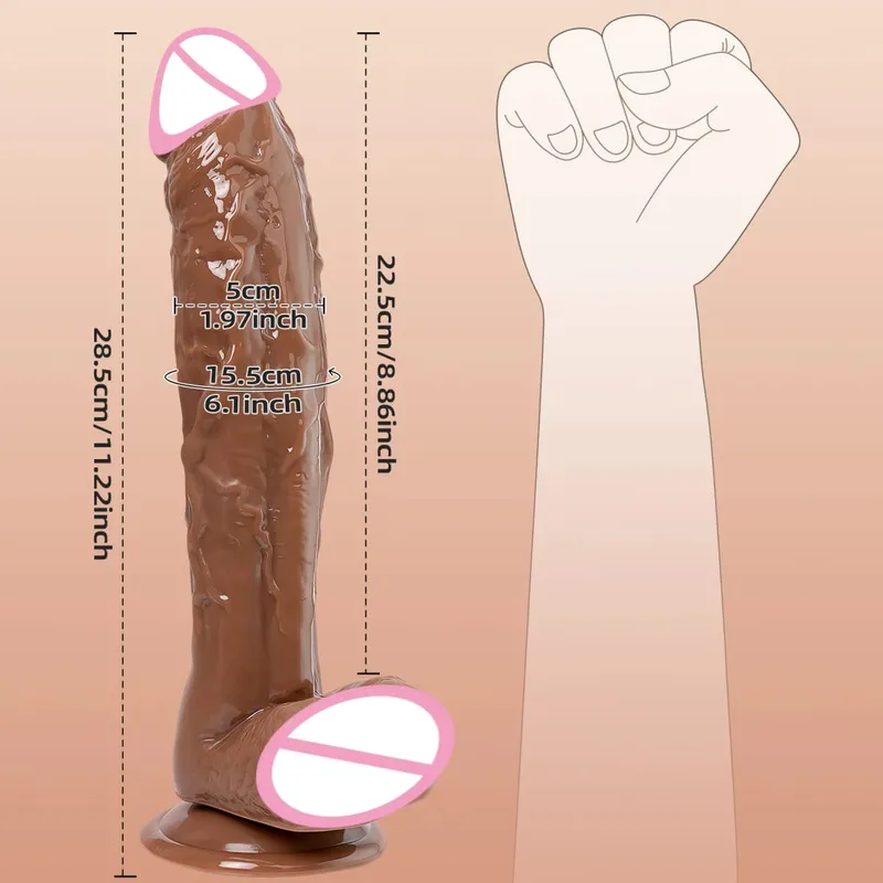 Realistic Dildo with Suction Cup Penetration Anal G-Spot Masturbator Penis Adult Sex Toys Huge Dildos for Women Rubber Cock Gode — image 8