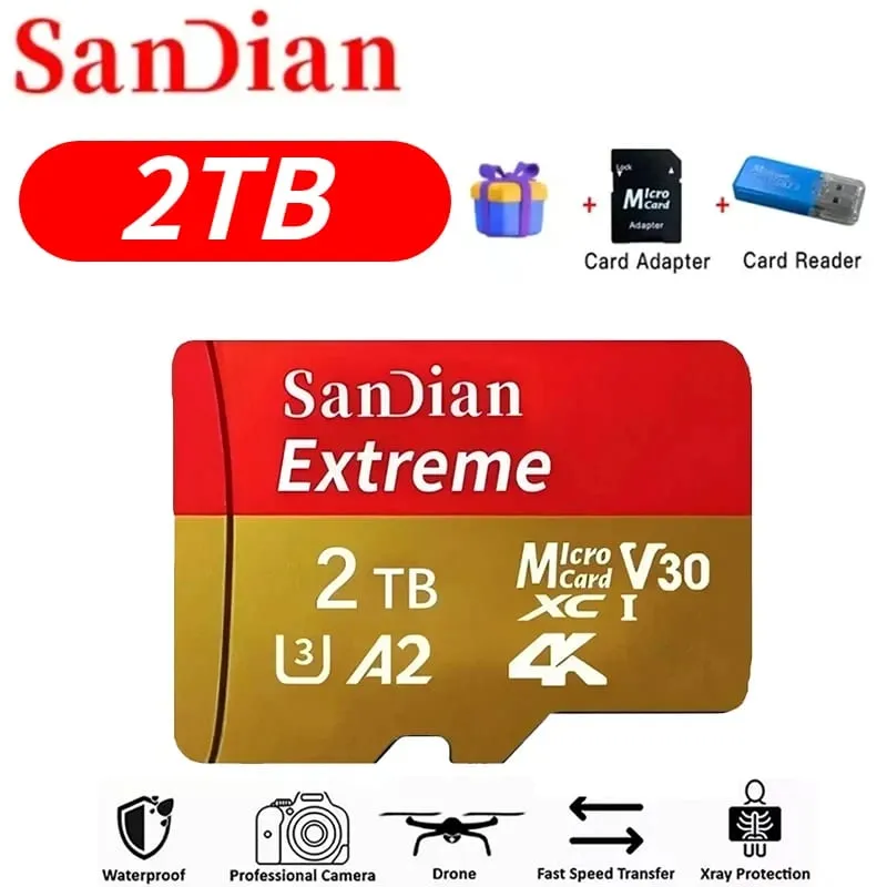 High-Speed Storge SD Card 128GB Original Micro TF Card 512GB Class 10 High Speed Transfer for Camera/PC/Phone — image 10