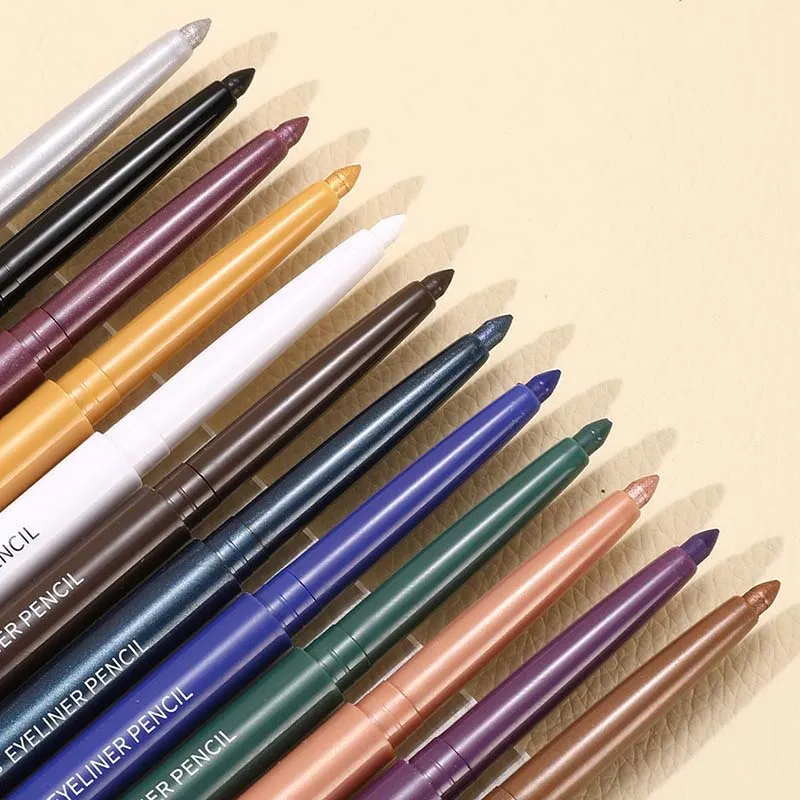 Waterproof Black Brown Eyeliner Gel Pencil Matte Smooth Quick Dry Easy Wear Pearlescent Eyeshadow Eye Liner Pen Makeup for Eyes — image 6