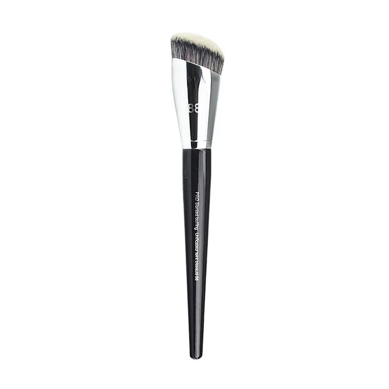 1 piece Pro Round Powder Makeup brushes Setting Make up brush Powder Contour synthetic Hair Angled Foundation wood handle — image 8