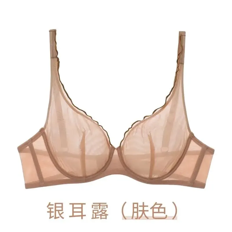 Γυναικείο σετ εσωρούχων χωρίς επένδυση Push Up Bra Full Cup Ελαφρύ καλοκαιρινό σουτιέν Push Up για γυναίκες Εξαιρετικά λεπτό σουτιέν στήριξης Best Seller — image 12