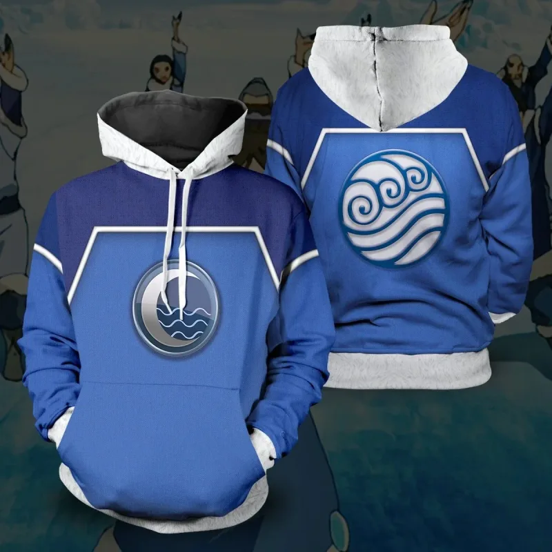 Anime Avatar The Last Airbender Cosplay Hoodies 3D Printed Sweatshirt Men Women Long Sleeve Tracksuit Pullover Harajuku Y2k Coat — image 12