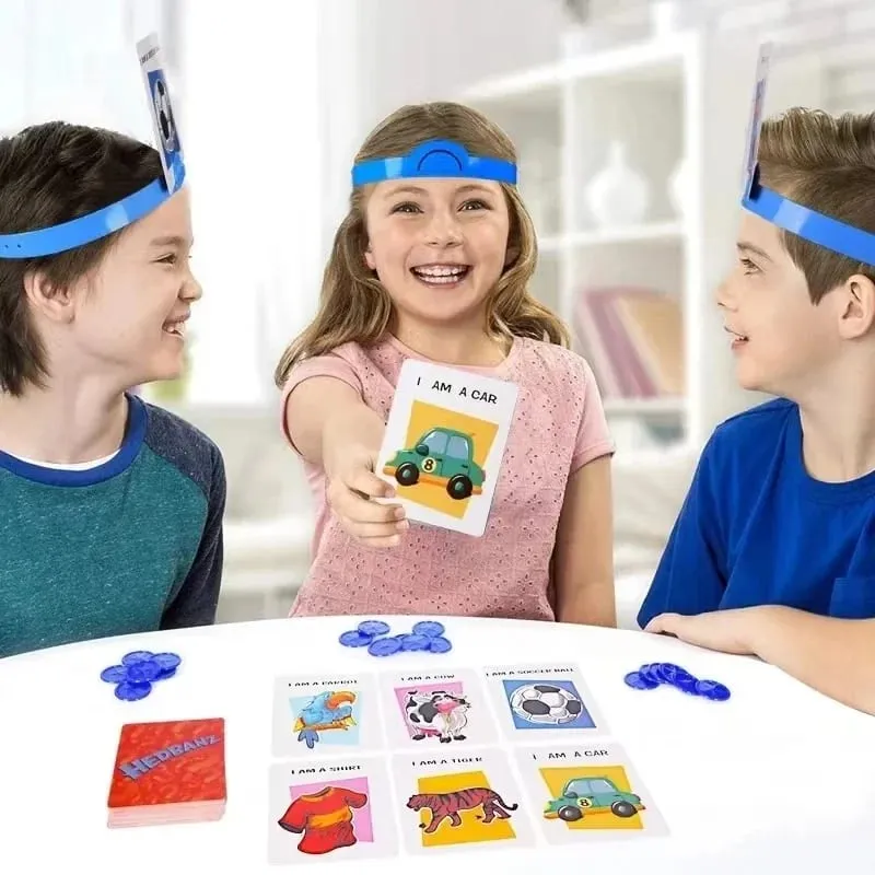 Kids Funny Cards Board Game Toy Family Party Game Guess Who I Am Game Parent-Child Interactive Educational Toy Gift for Boy Girl — image 2