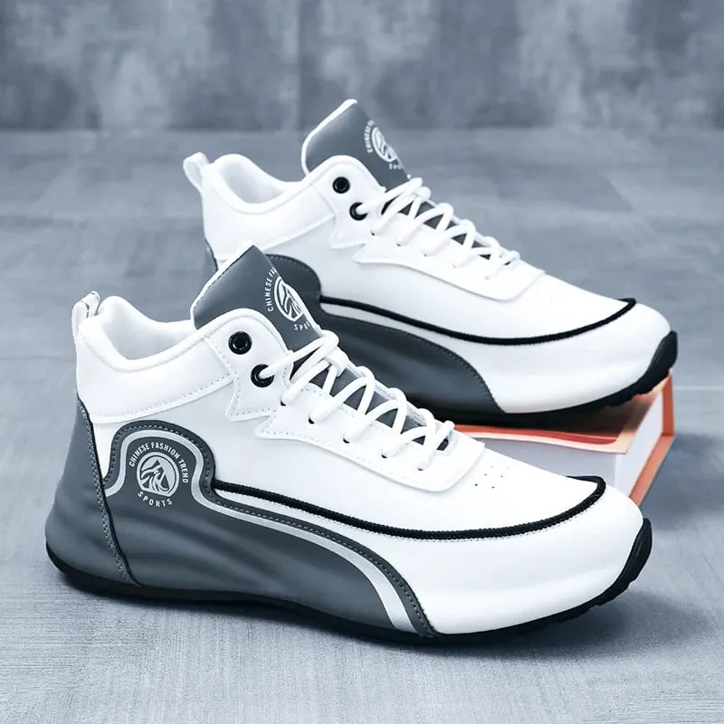 Men'S Shoes New Casual Sneakers Shock-Absorbing Breathable Running Shoes Men'S Wear-Resistant Thick-Soled Skate Shoes — image 6