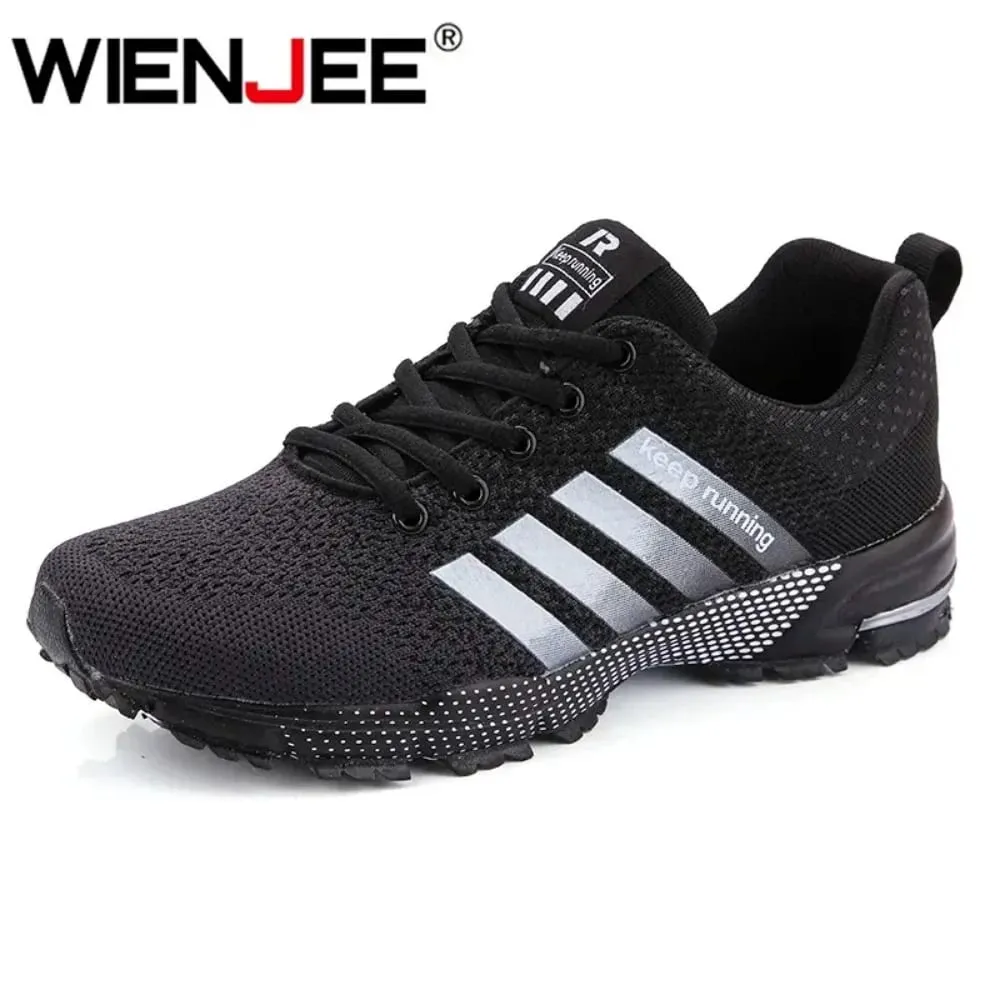New Men's Sneakers Mesh Surface Spring Summer Breathable Casual Sports Shoes Flat Vulcanized Couple Running Big Size — image 6