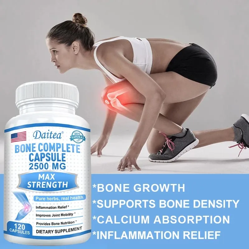 Collagen Bone Capsules Calcium Magnesium & Vitamins Supports Bone Density Calcium Absorption Cartilage & Joint Health — image 4