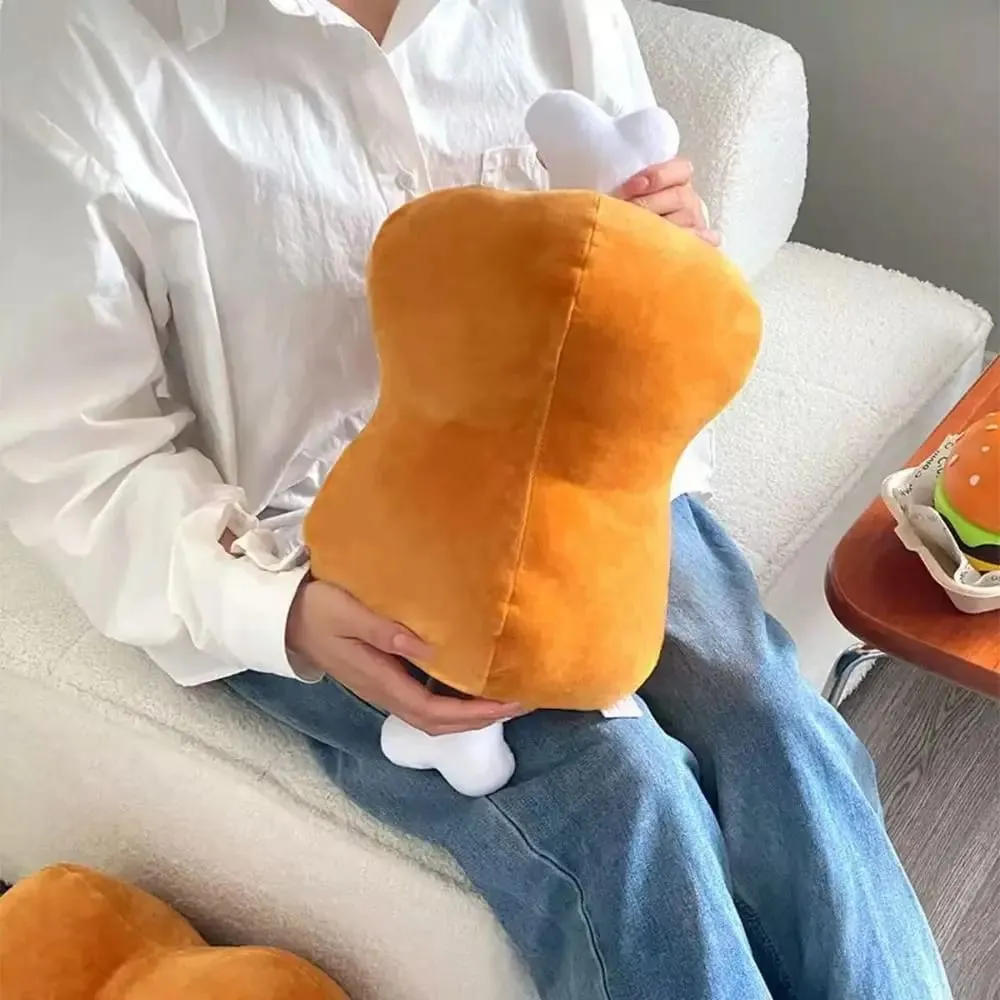 Novelty 42cm Simulation Meat Bone Pillow Cartoon Design Nalalaba na Pillow Soft Hypoallergenic Animal Cushion Home Decor — image 3