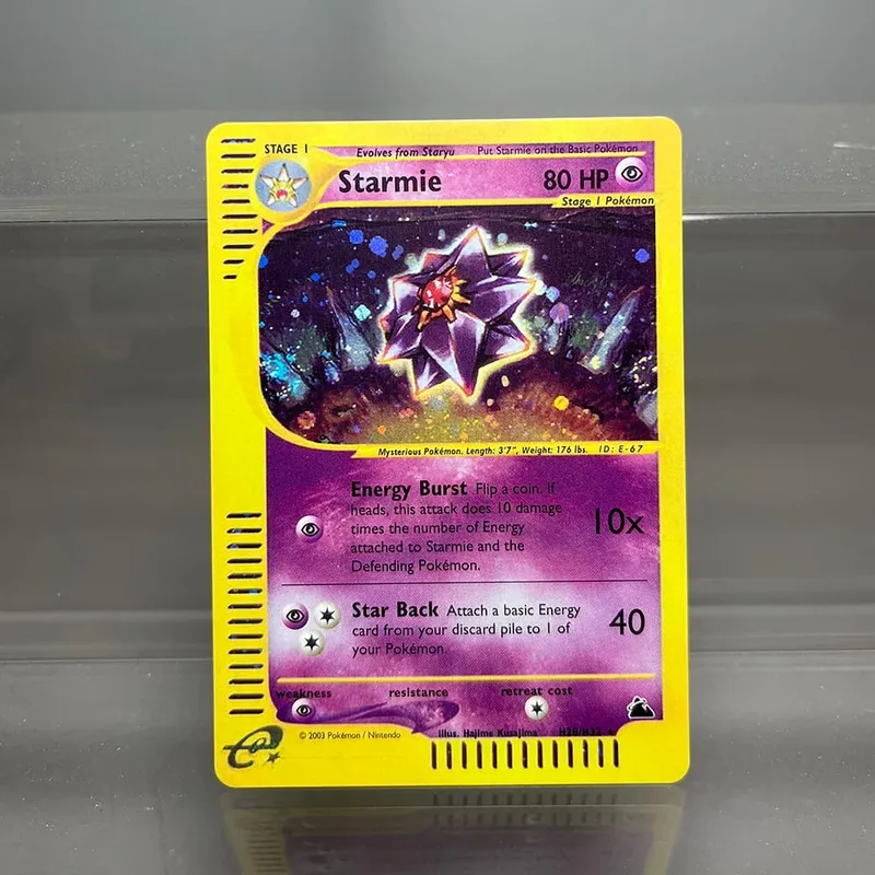 Kad PKM Charizard Steelix Celebi Kad Kerajang Tunggal Magneton Gengar Kad Koleksi Permainan Klasik Kad Proksi PTCG — image 36